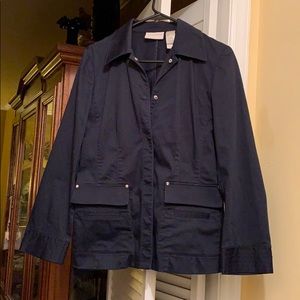 Liz Claiborne Petite Small Navy Jacket